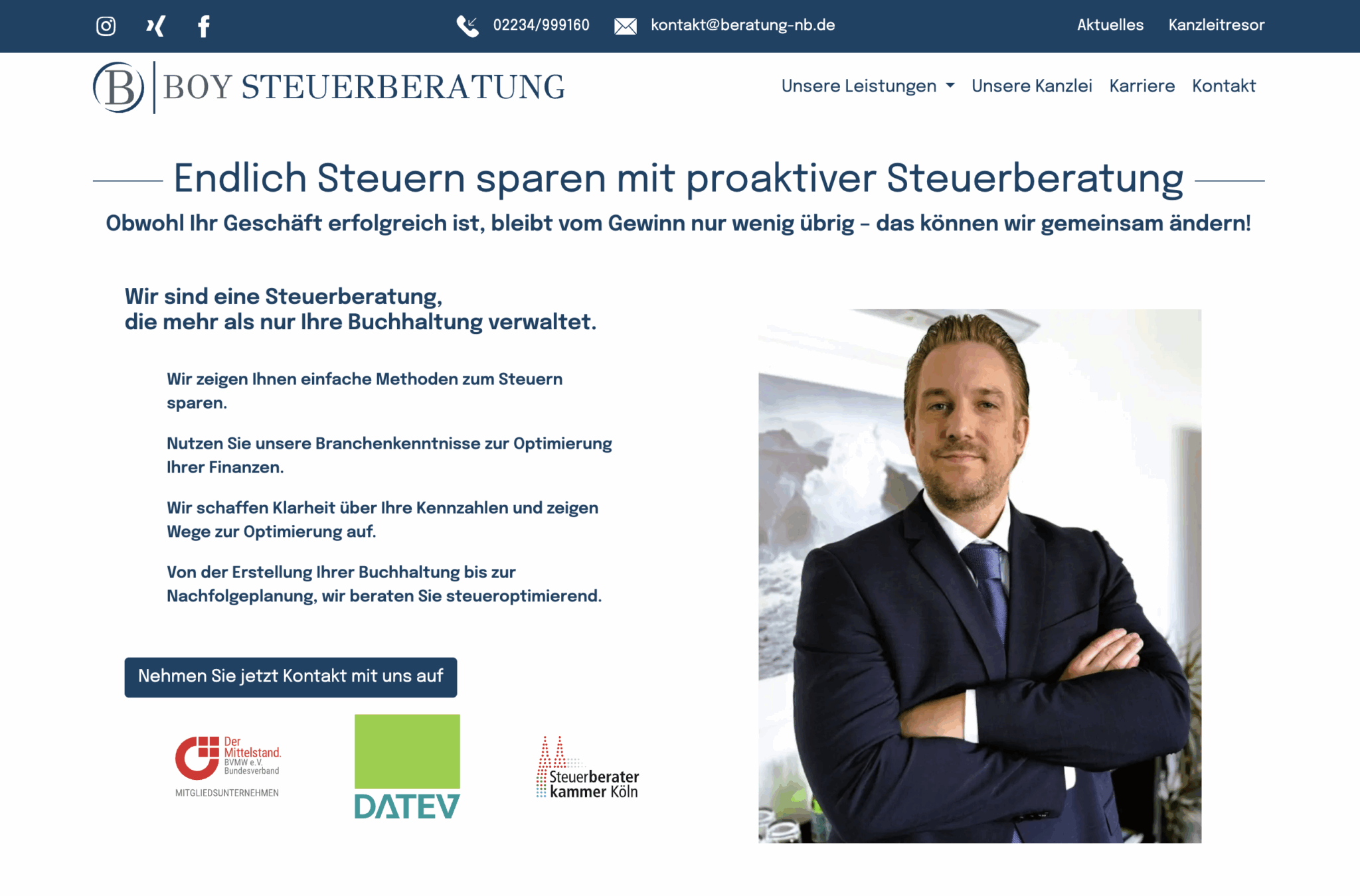 Startseite Boay Steuerberatung