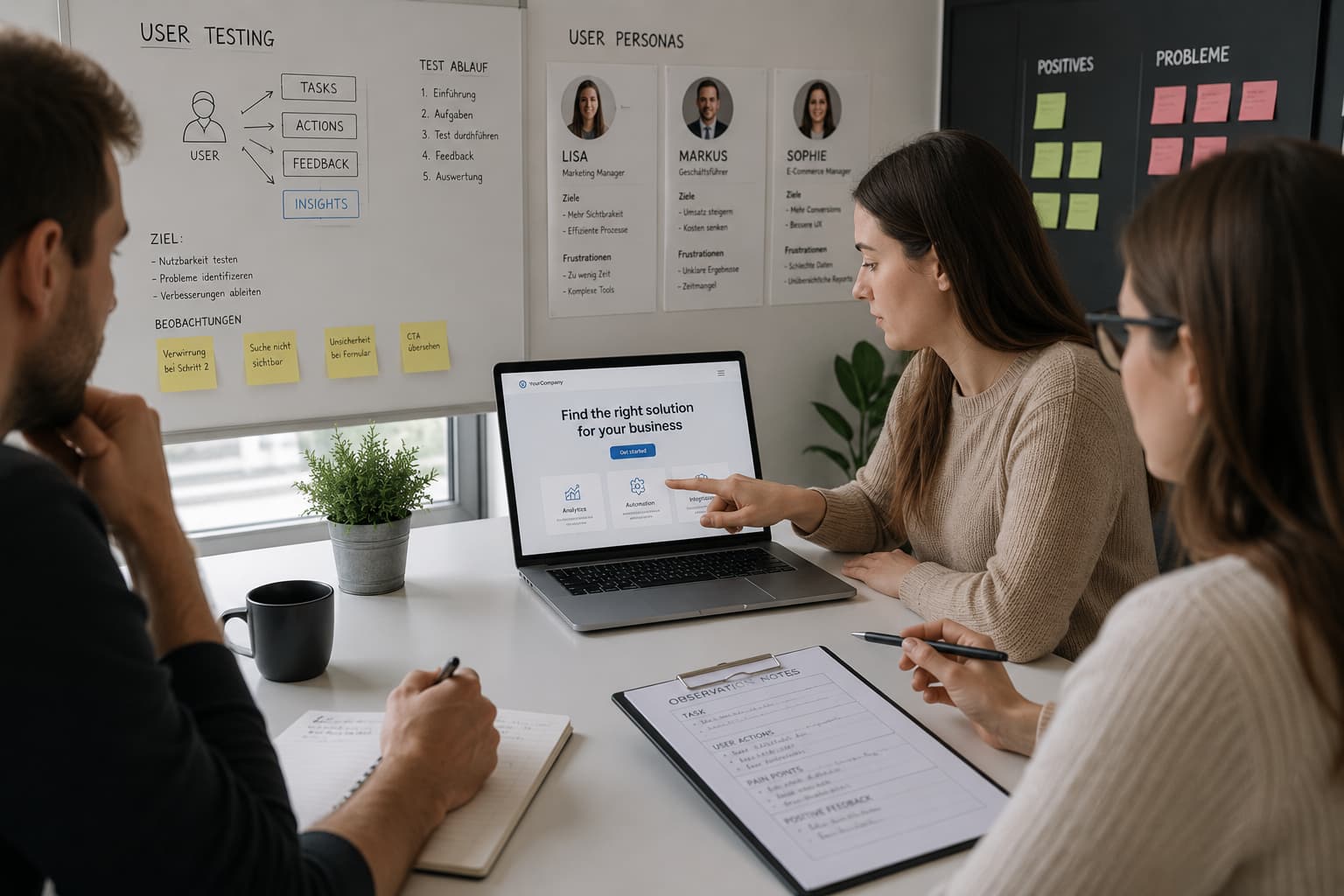 User testing